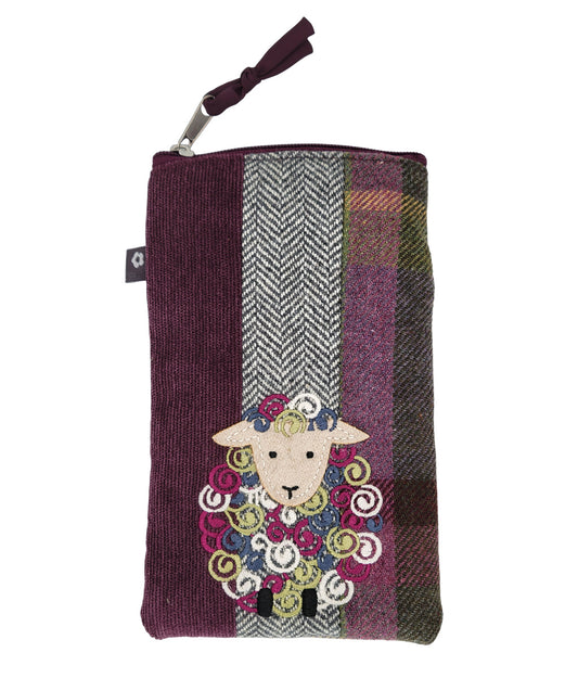 Gullane Tweed Sheep Glasses Case