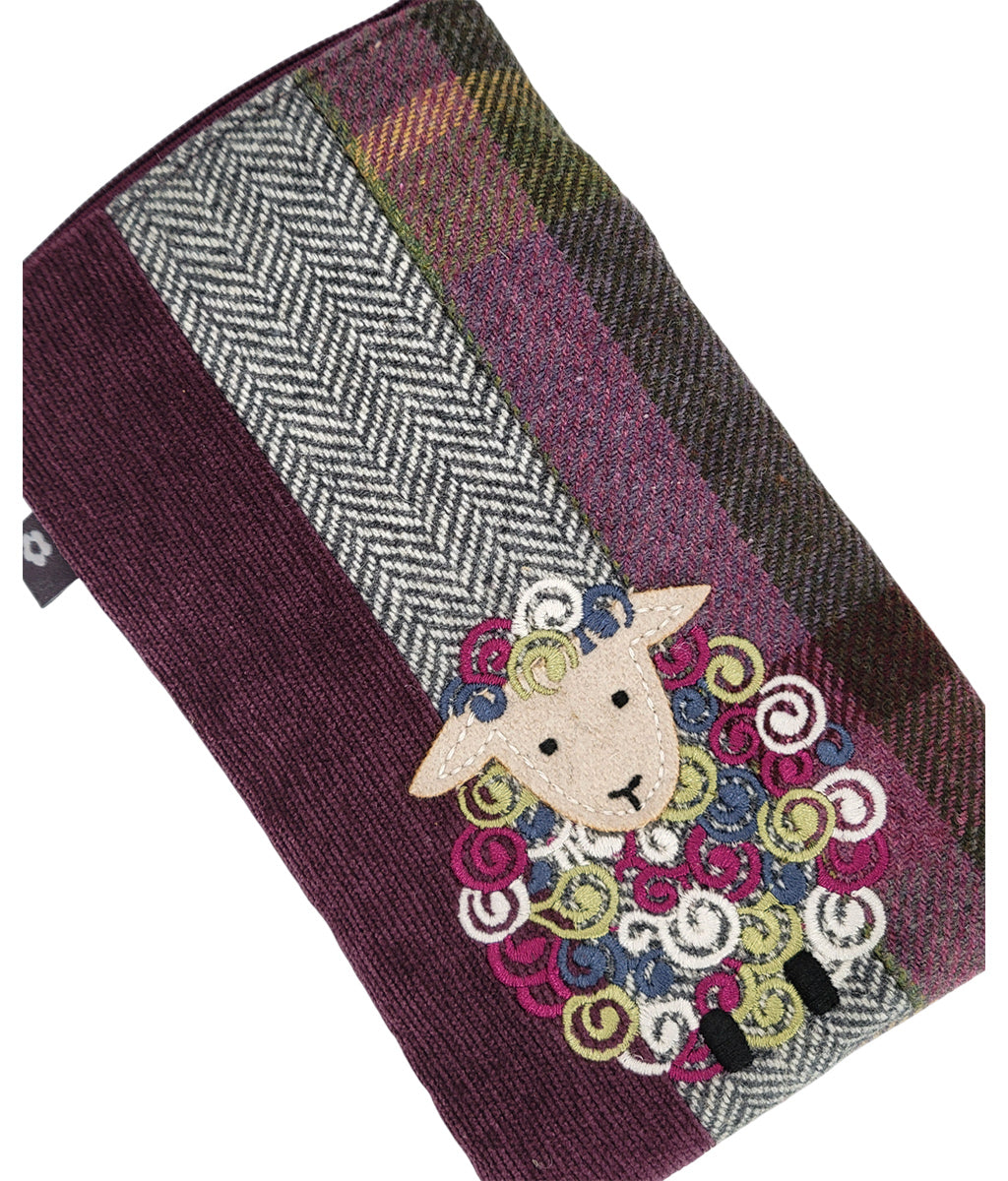 Gullane Tweed Sheep Glasses Case