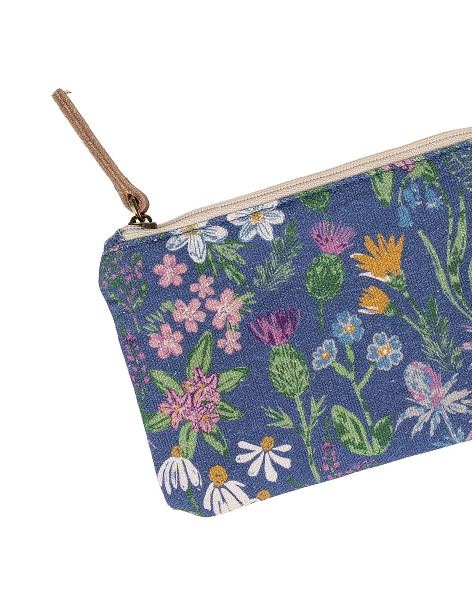 Navy Floral Purse - Concept Bloom