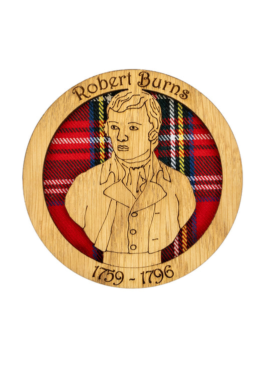 Robert Burns Round Coaster