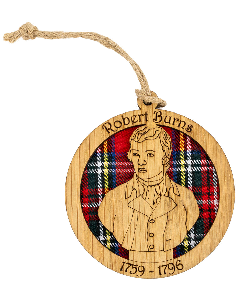 Robert Burns Round Hanging Decoration