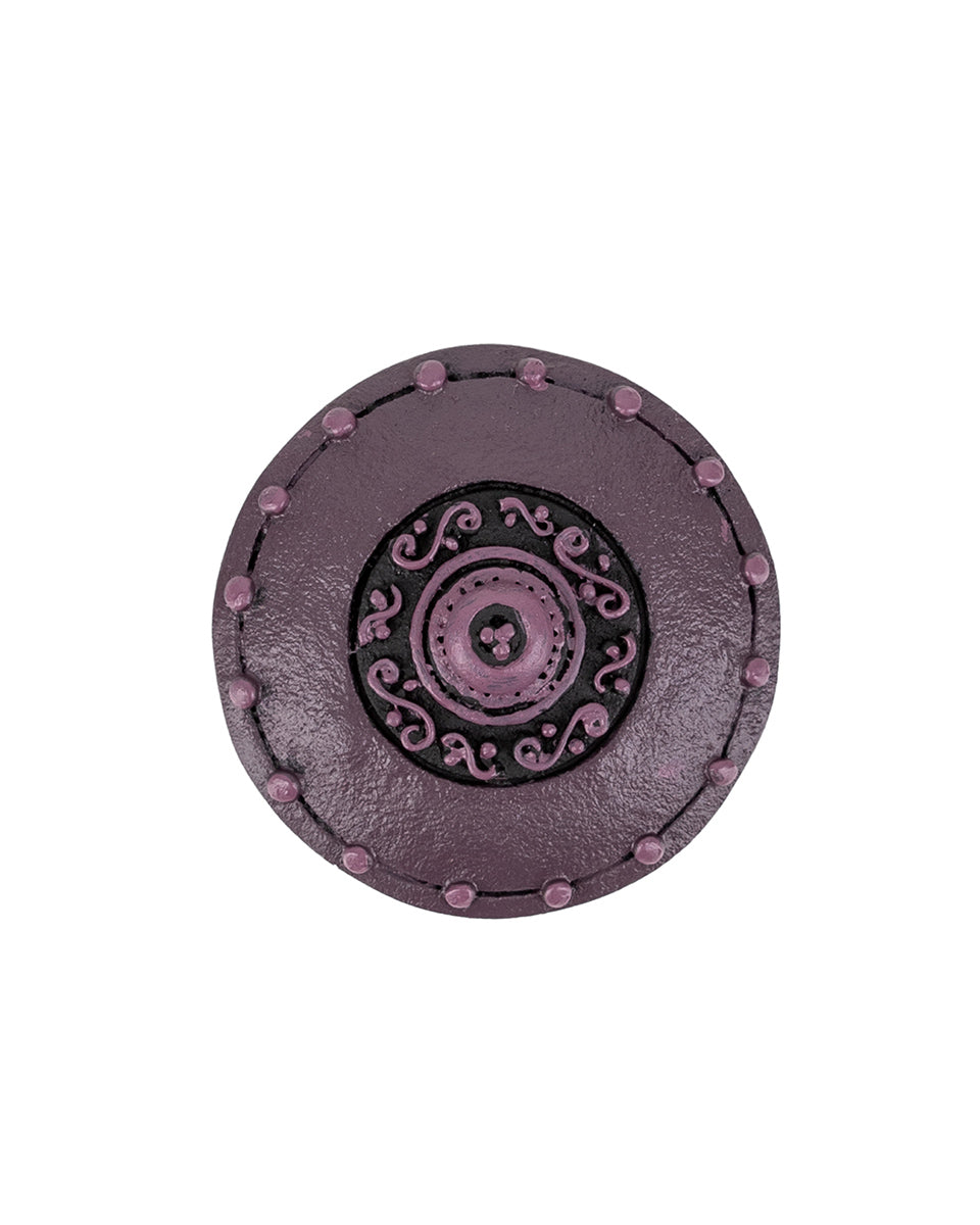 Warrior Purple Brooch by Calzeat and Co