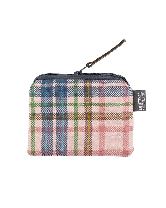 Pink Castle Tartan Purse by Amy Britton