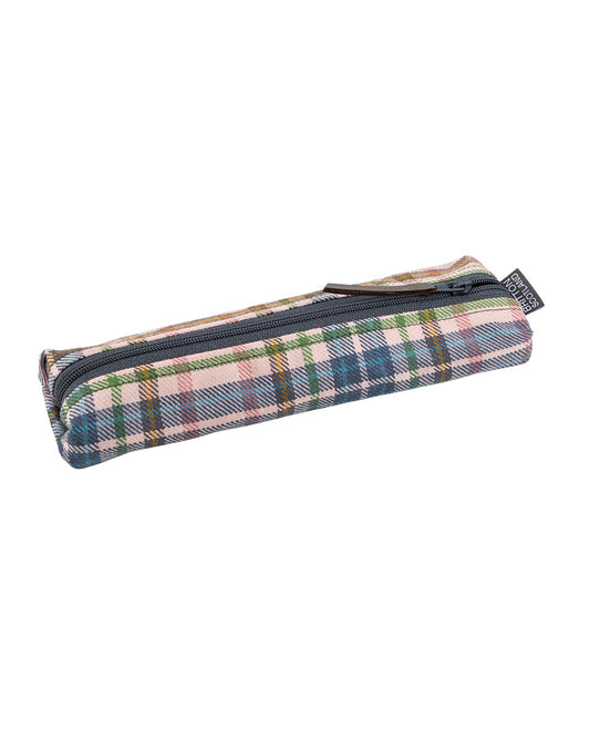 Pink Castle Tartan Pencil Case by Amy Britton