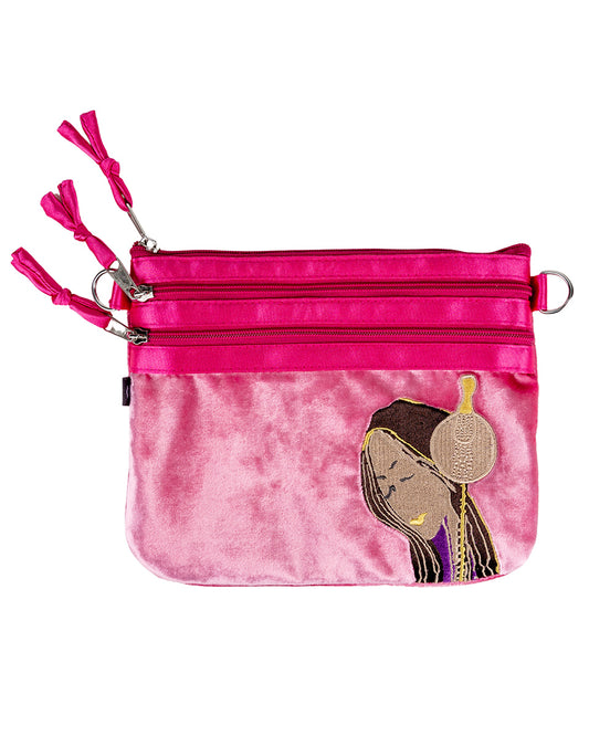 Margaret Mackintosh Velvet Pouch Bag - Earth Squared