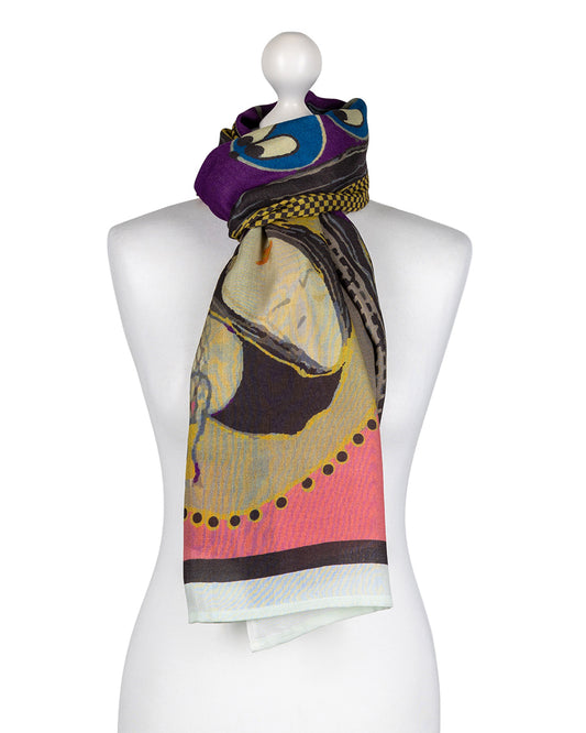 Margaret Mackintosh Ladies Scarf - Earth Squared