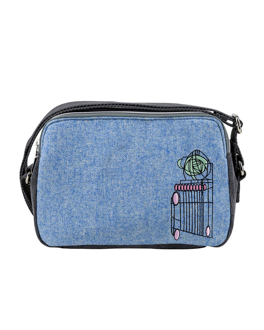 Mackintosh Window Design Messenger Bag - Earth Squared