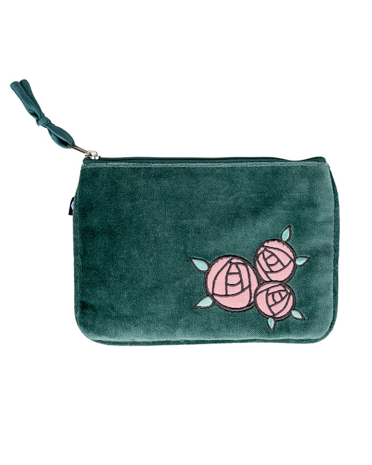 Mackintosh Pink Roses Velvet Purse
