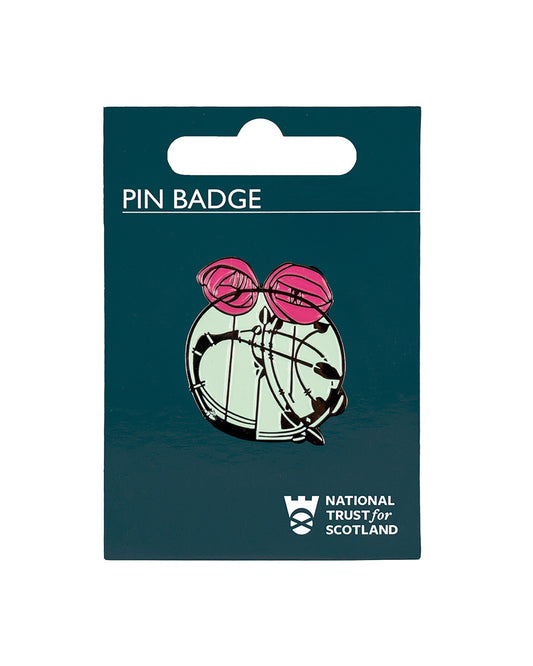 Mackintosh at the Willow Rose Pin Badge