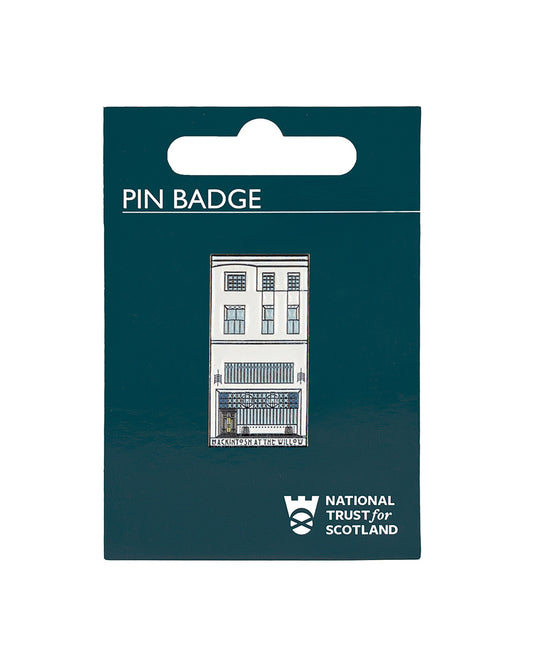 Mackintosh at the Willow Exterior Pin Badge