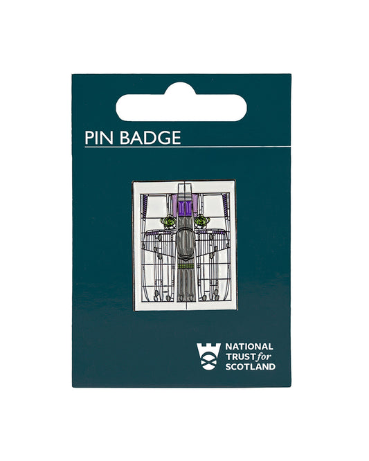 Mackintosh at the Willow Deluxe Doors Pin Badge