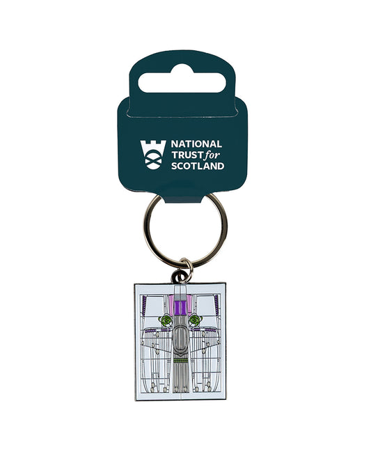 Mackintosh at the Willow Doors Keyring