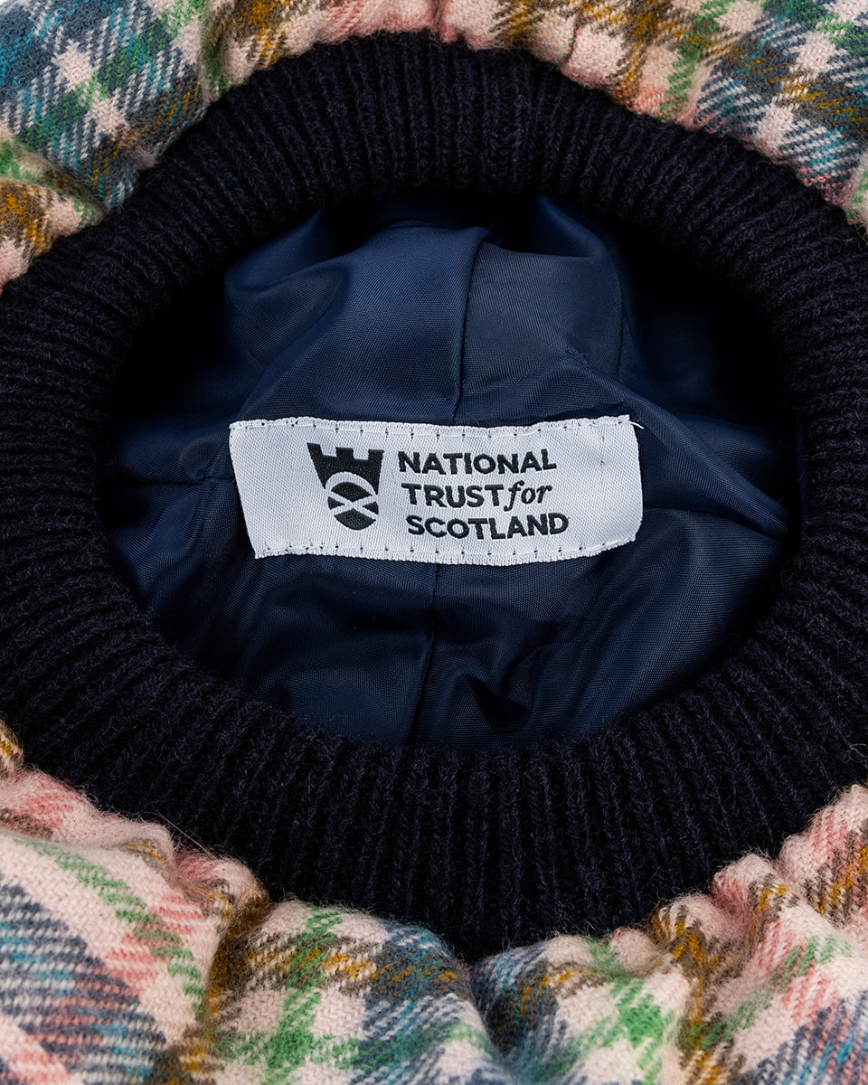 Pink Castle Tartan Lambswool Tammy Hat