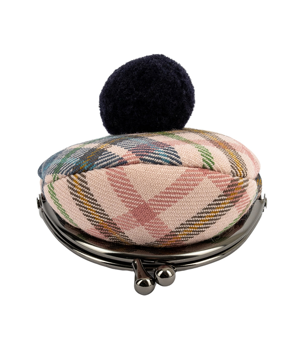 Pink Castle Tartan Lambswool Purse