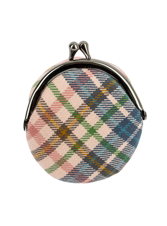 Pink Castle Tartan Lambswool Purse