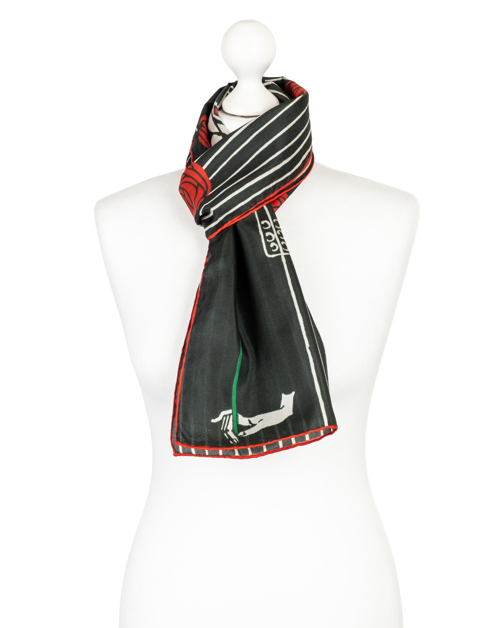 Charles Rennie Mackintosh Lady with the Rose Silk Scarf by Fox & Chave