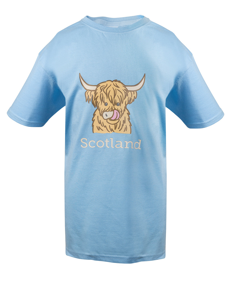 Kids Highland Cow T-Shirt