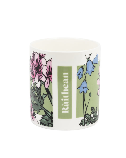 Ràithean Spring Floral Design Candle Pot