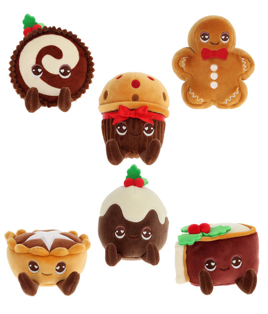 Christmas Bakery Soft Toys 8cm - 100% Recycled