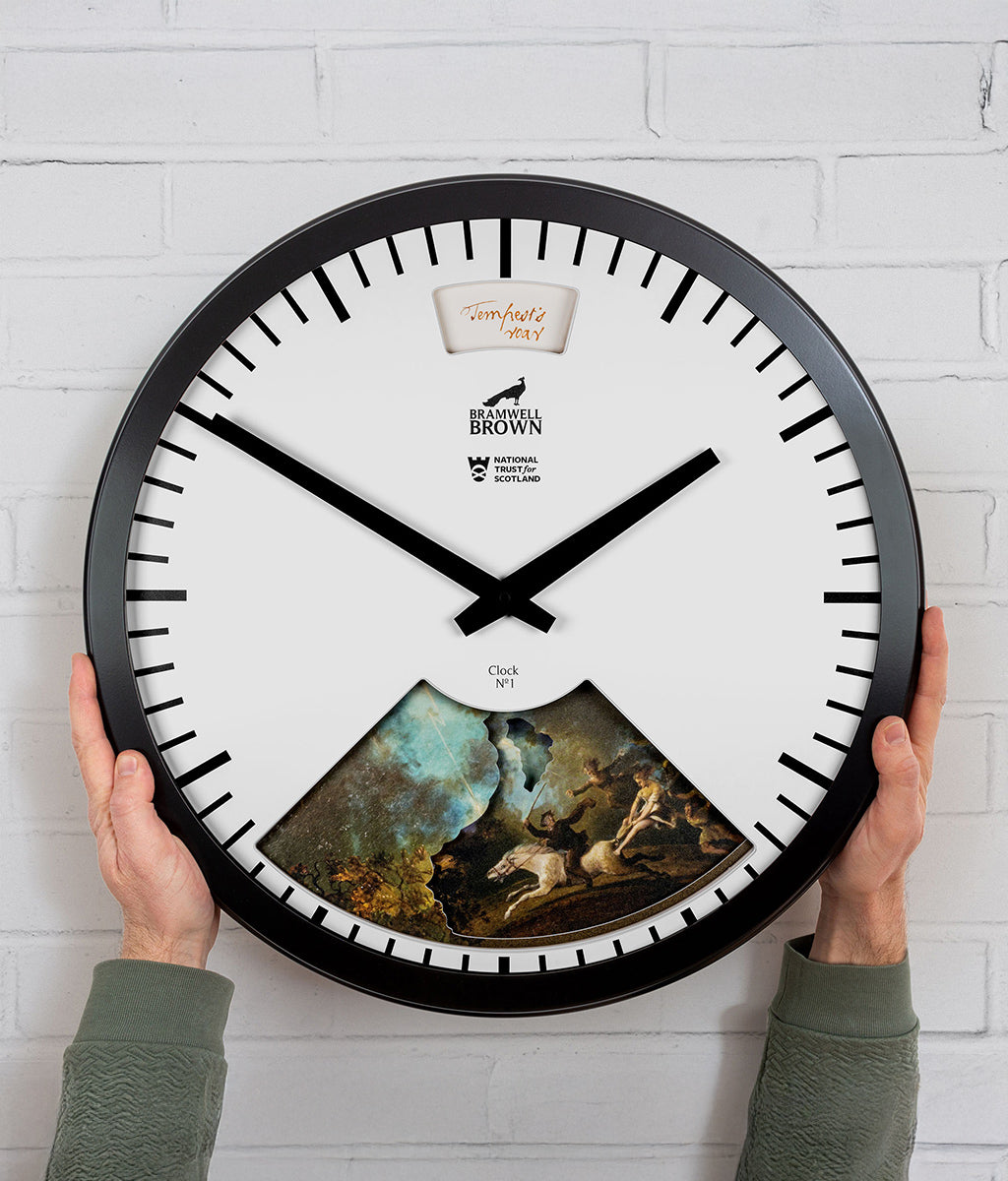 Caledonian Heritage Weather Art Clock - Robert Burns Edition