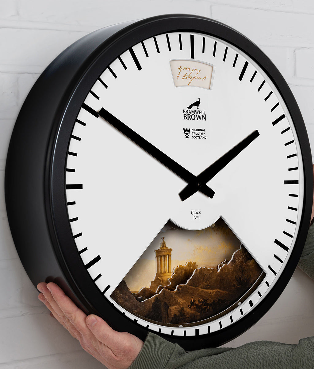 Caledonian Heritage Weather Art Clock - Robert Burns Edition