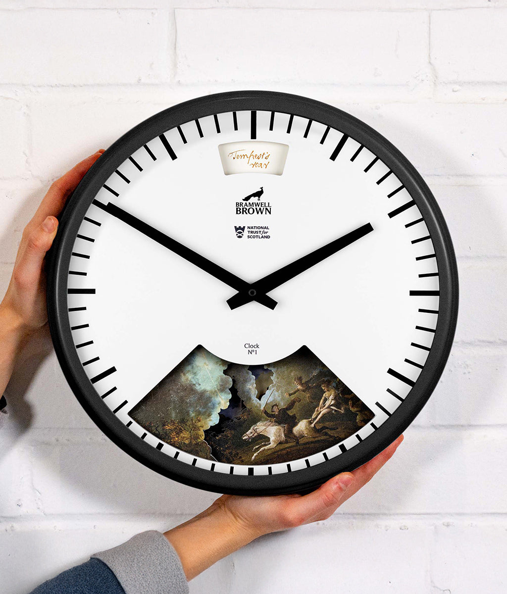 Caledonian Heritage Weather Art Clock - Robert Burns Edition