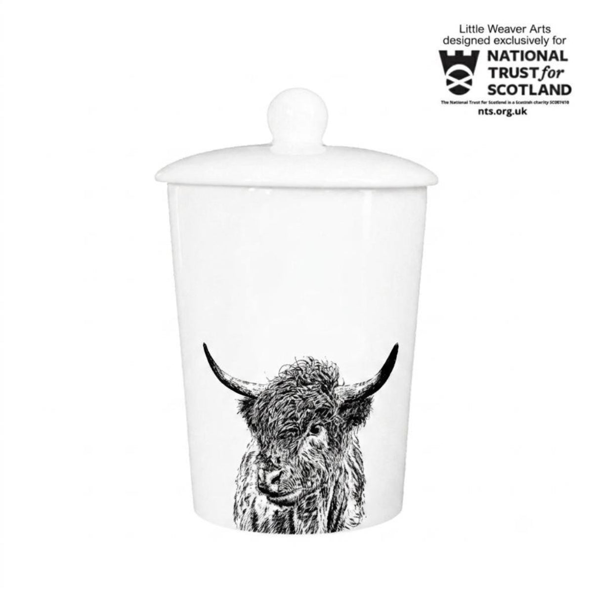 Curious Coo Fine Bone China Storage Jar