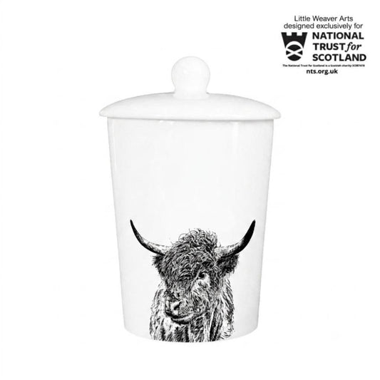 Curious Coo Fine Bone China Storage Jar