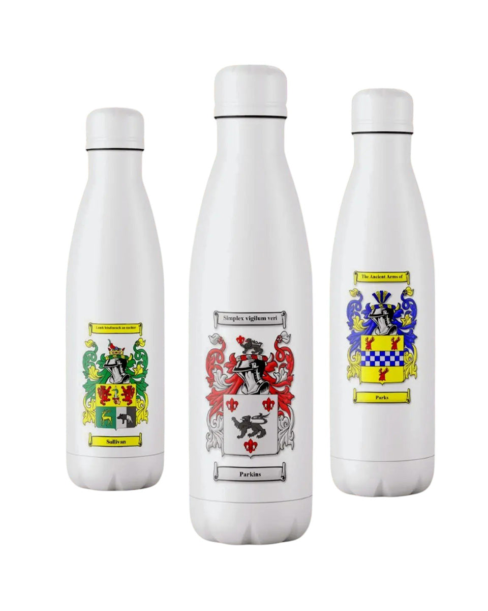 Thermal Bottle with Family Crest (Coat of Arms)