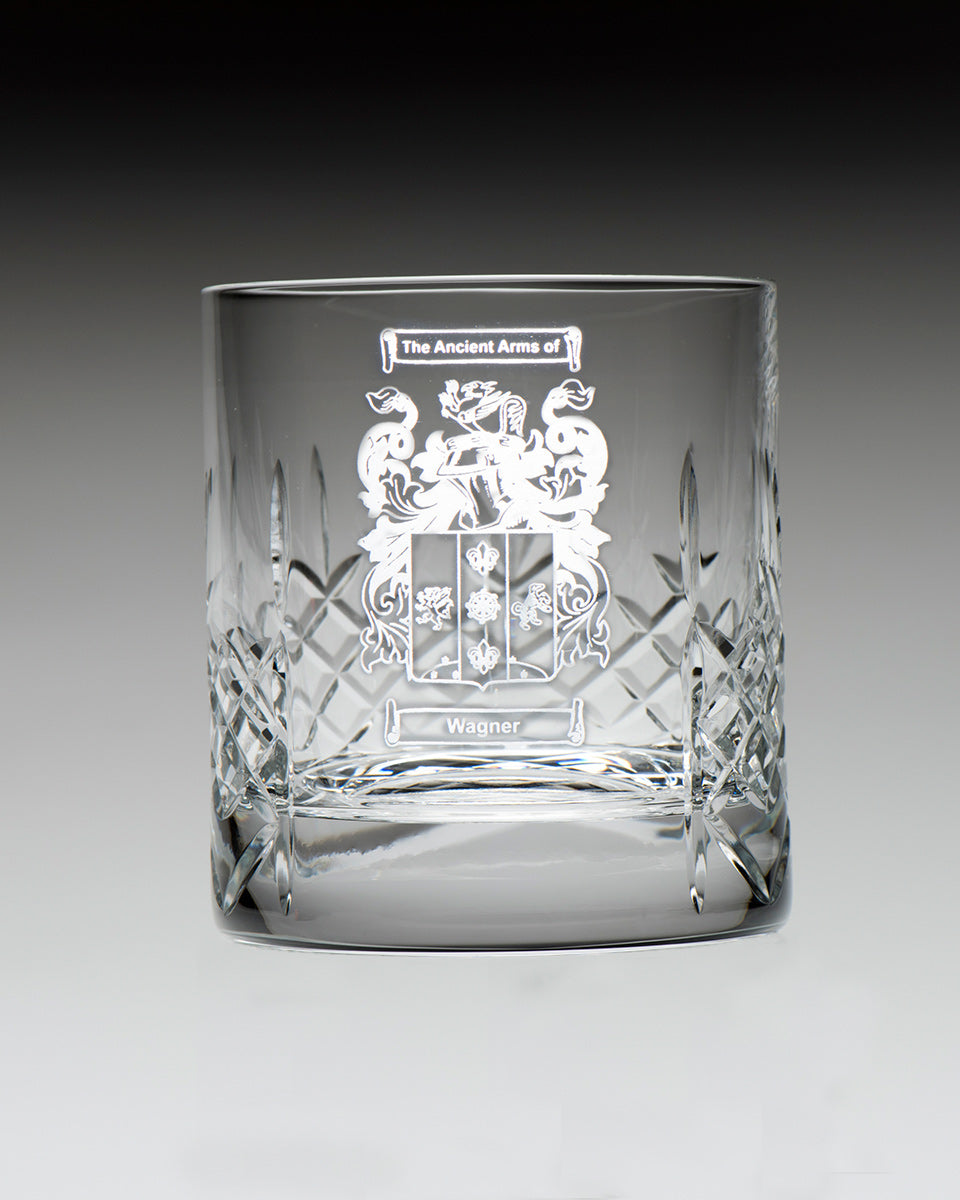 Mayfair Whisky Glass with Family Crest (Coat of Arms)