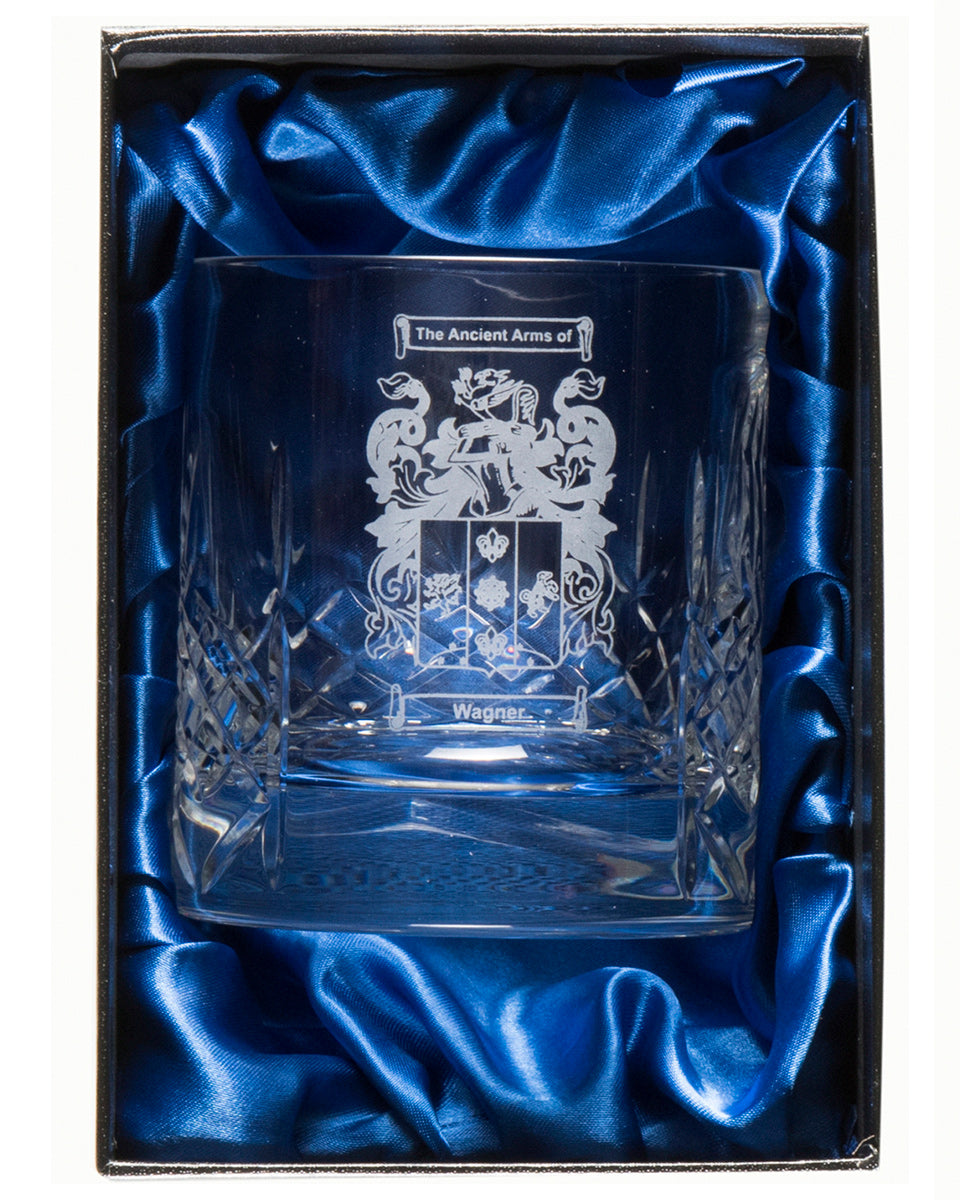 Mayfair Whisky Glass with Family Crest (Coat of Arms)