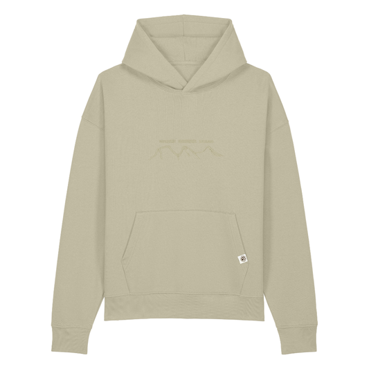 Keela beige hoodie on a white background