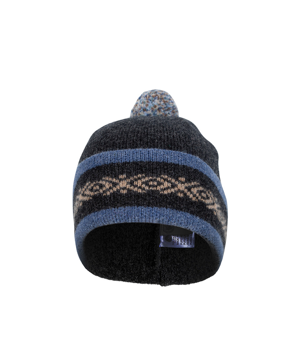 Taransay Umbra Marino Lambswool Bobble Hat