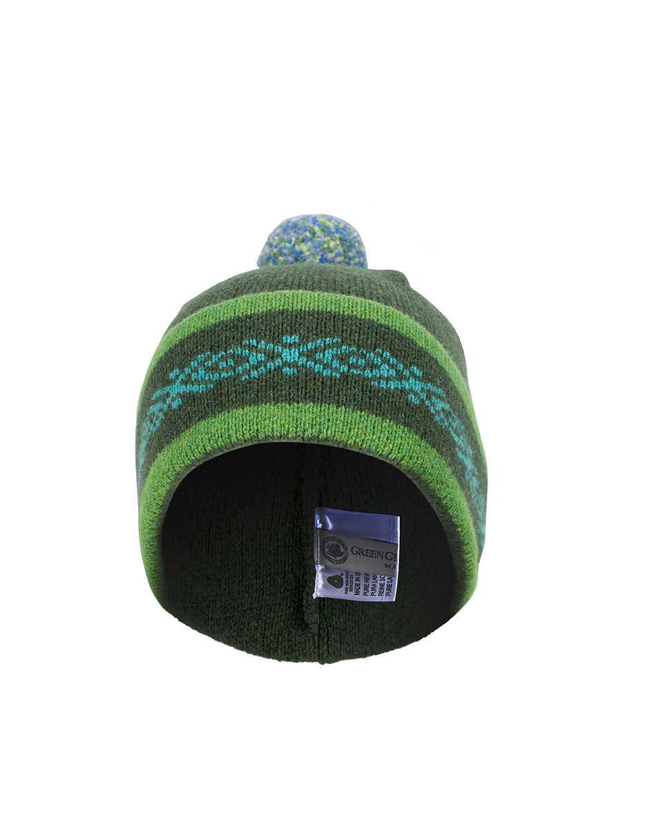 Taransay Gleam Marino Lambswool Bobble Hat