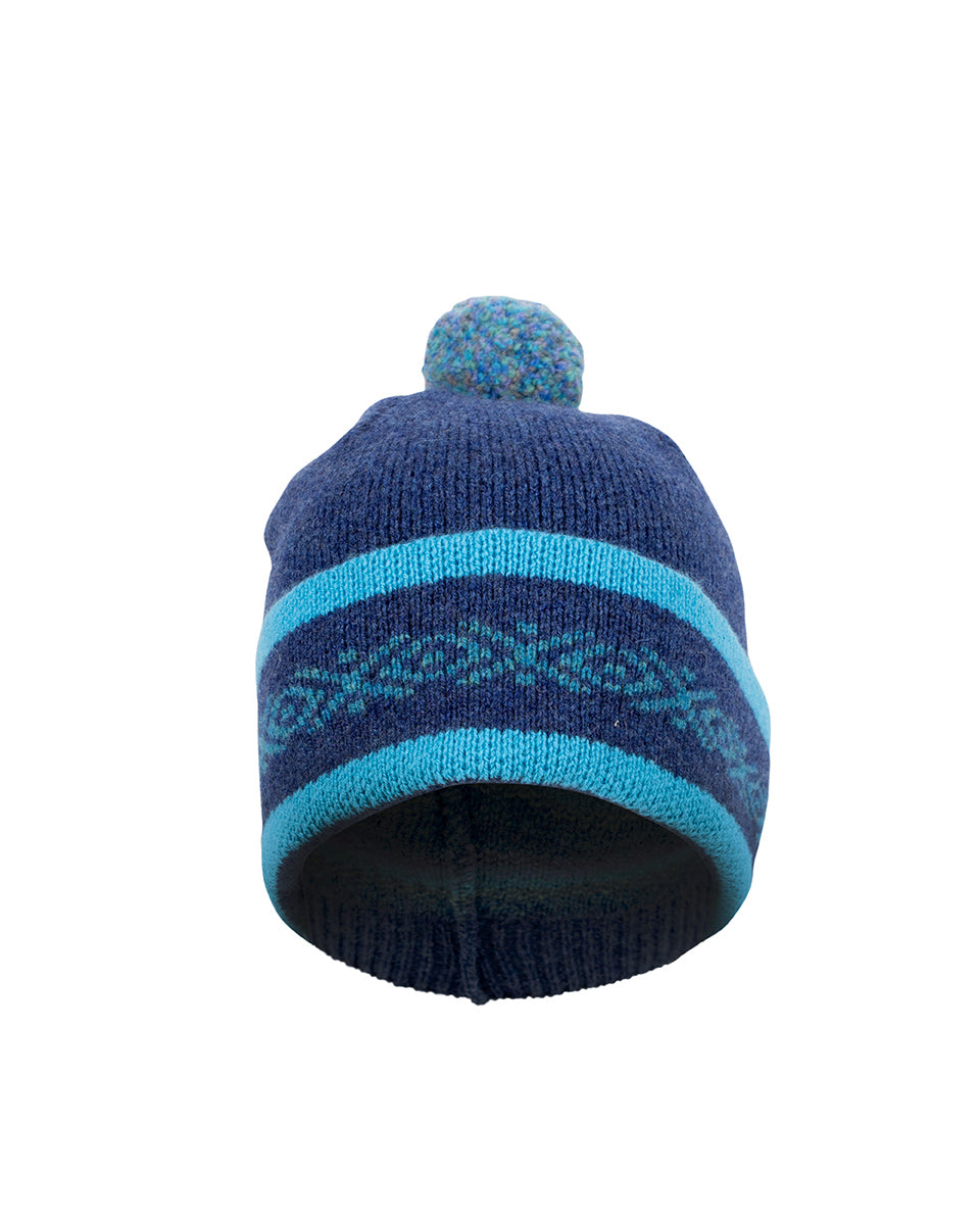 Taransay Vapour Marino Lambswool Bobble Hat