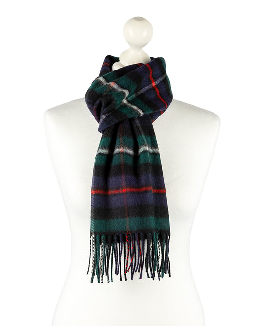 Johnstons of Elgin Mackenzie Tartan Cashmere Scarf