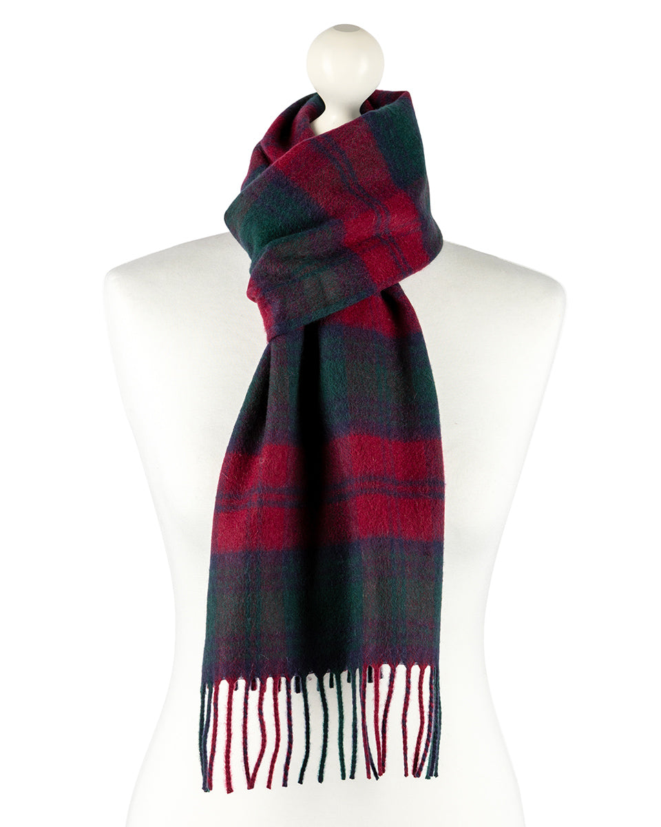 Johnstons of Elgin Lindsay Tartan Cashmere Scarf