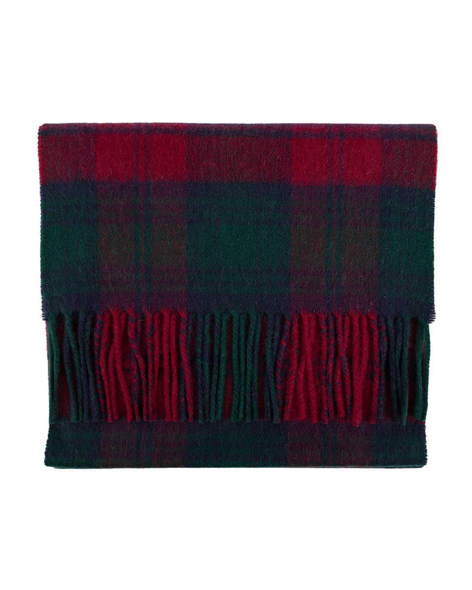 Johnstons of Elgin Lindsay Tartan Cashmere Scarf