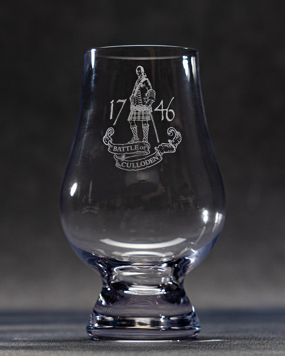 Glencairn Crystal Whisky Glass - Battle of Culloden 1746