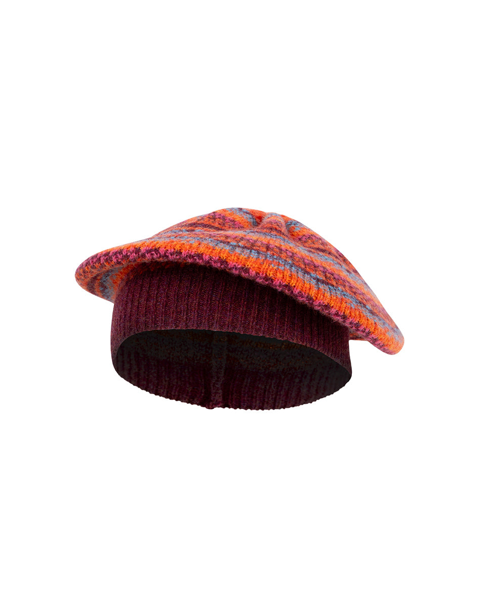 Taransay Halo Marino Lambswool Beret