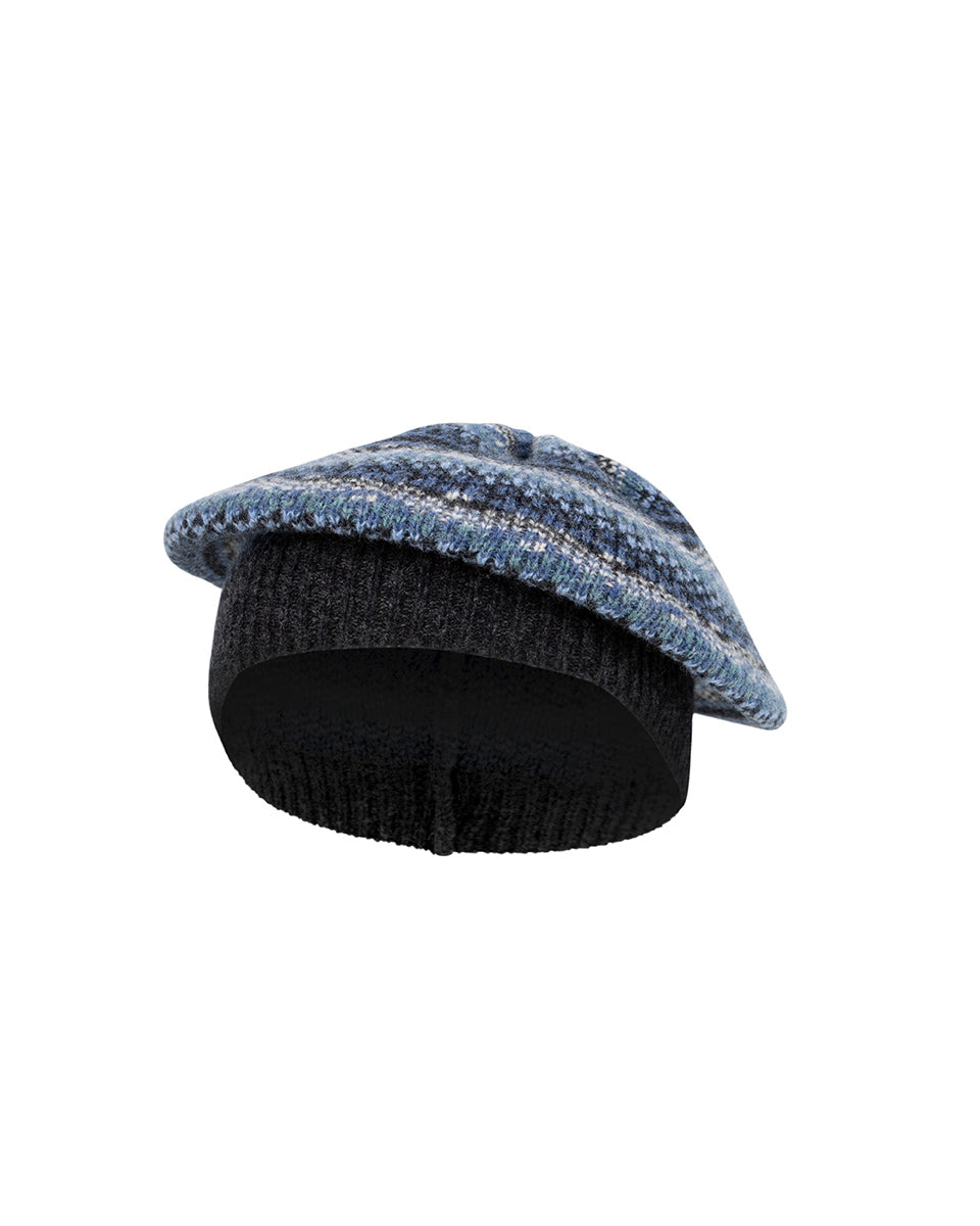 Taransay Umbra Marino Lambswool Beret