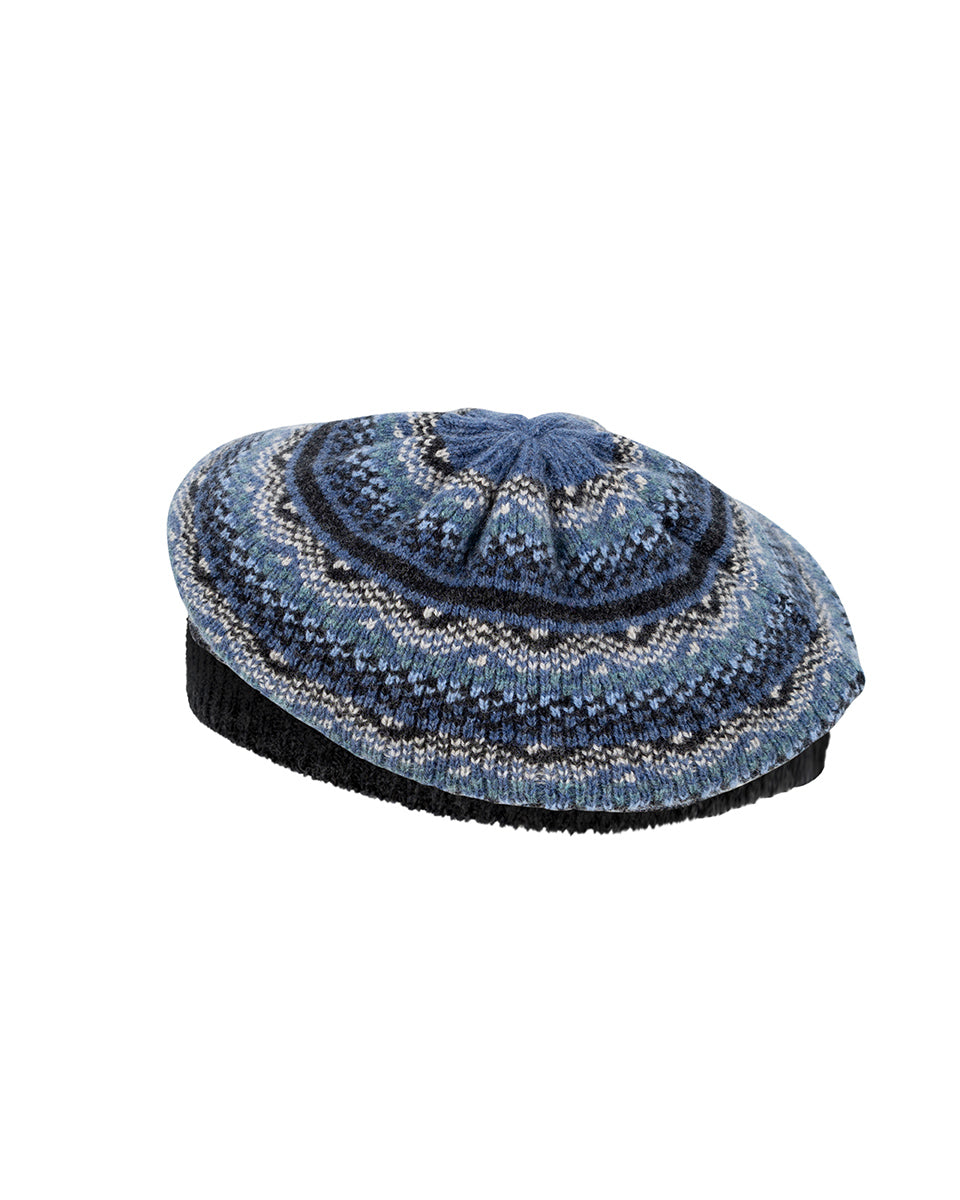 Taransay Umbra Marino Lambswool Beret