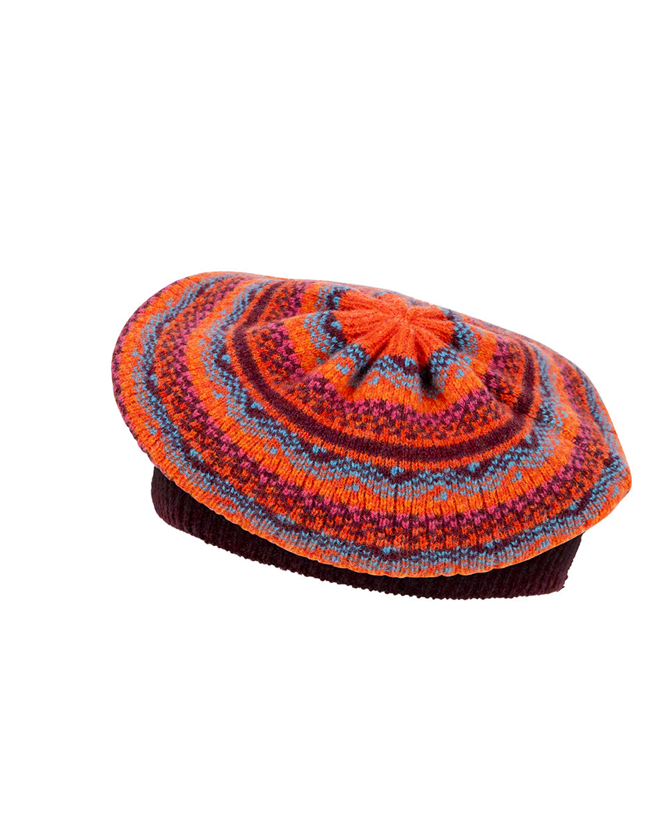 Taransay Halo Marino Lambswool Beret