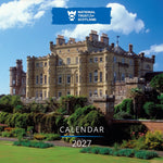2027 Calendar cover with a castle and garden, featuring the National Trust for Scotland logo.