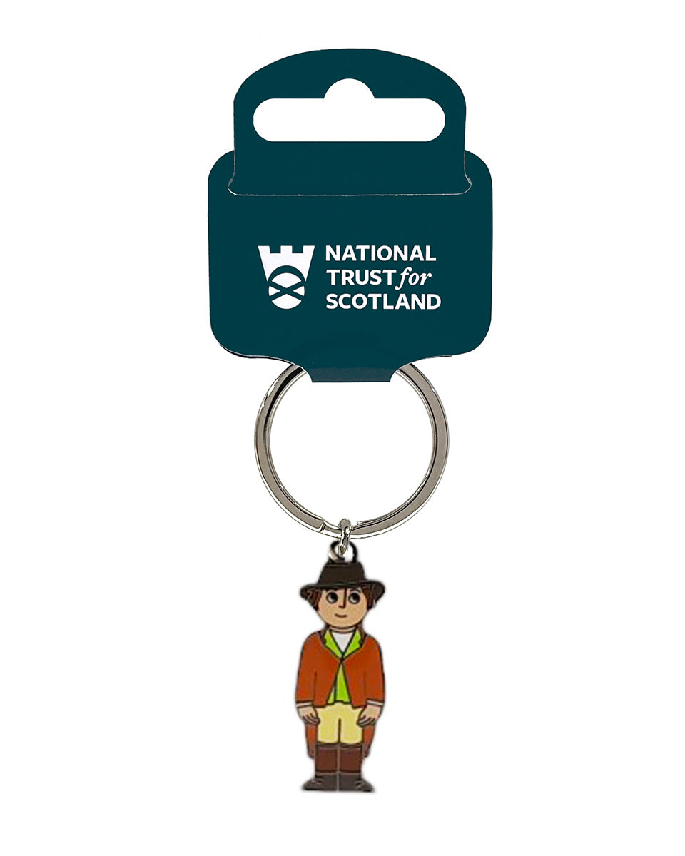 Wee Robert 'Rabbie' Burns Keyring