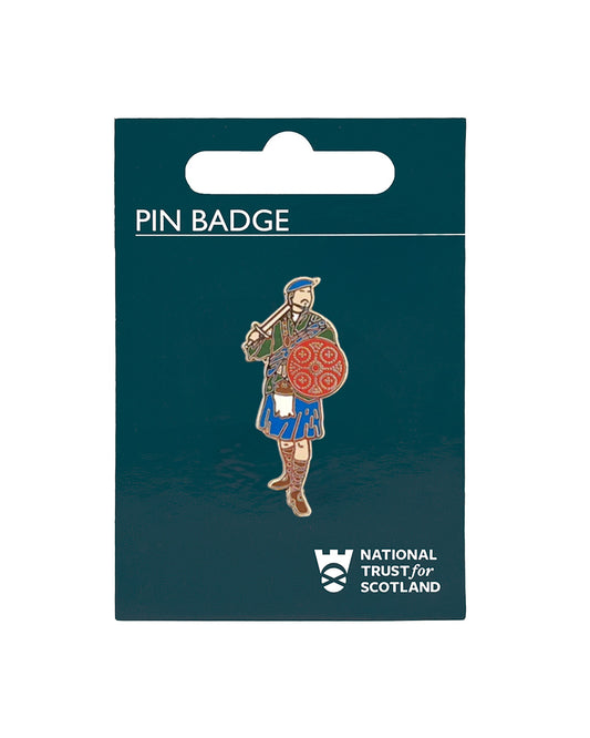 Jacobite Soldier Pin Badge