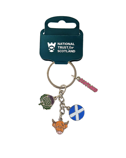 Scotland Charms Keyring