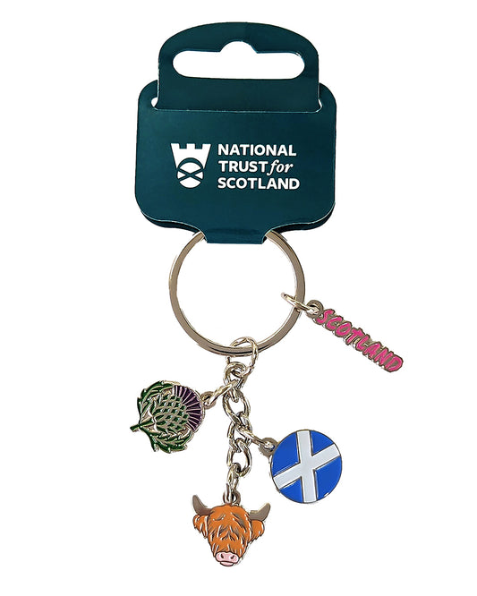 Scotland Charms Keyring