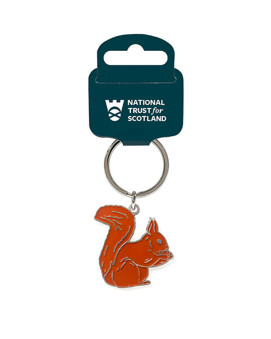 Red Squirrel Keyring by Haskins Jewellery