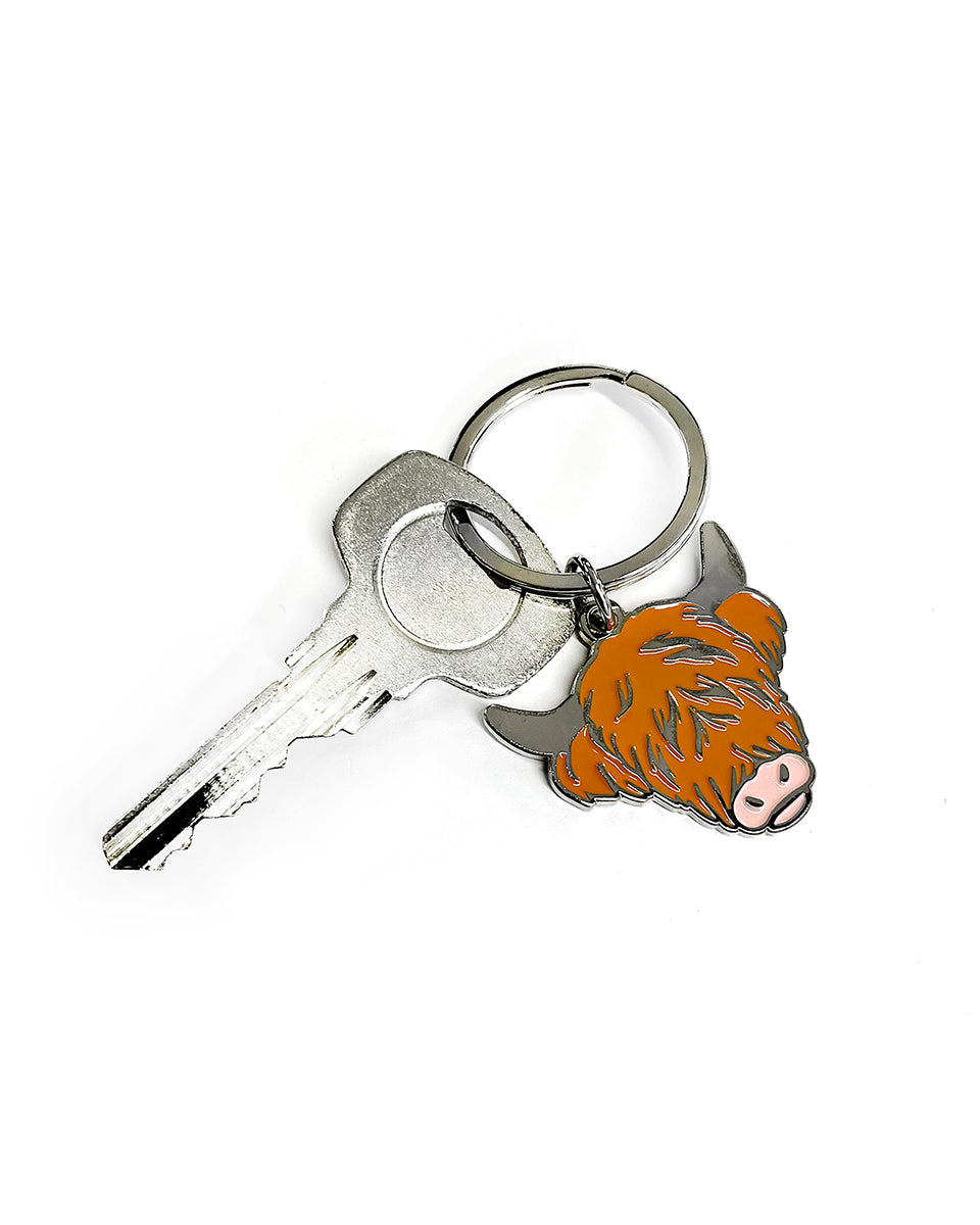 Highland Cow Keyring